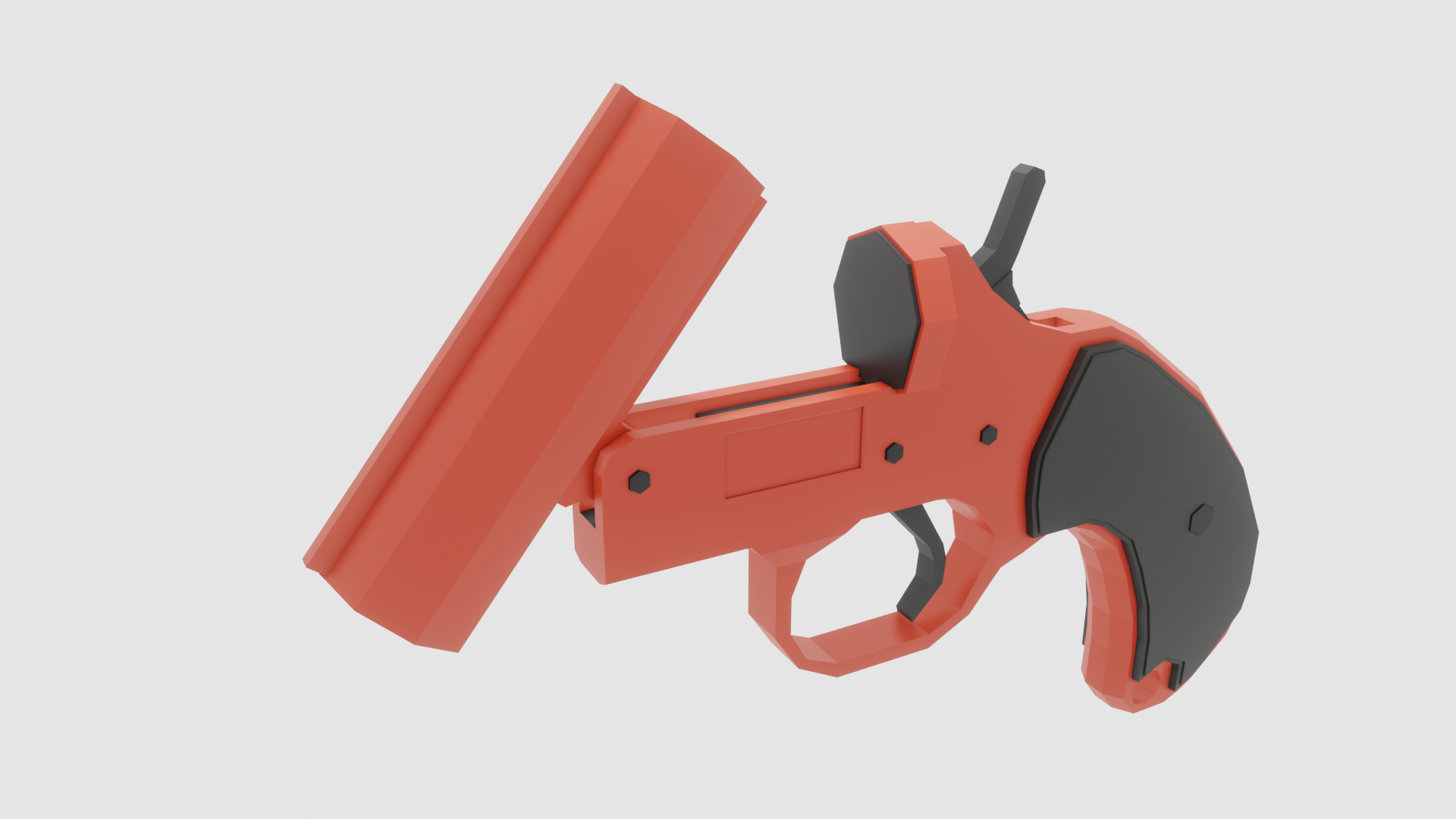 Low Poly Flare Gun preview image 5